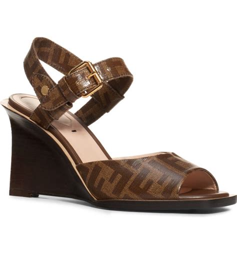 fendi womens wedge sandals|Fendi Wedge sandals for Women .